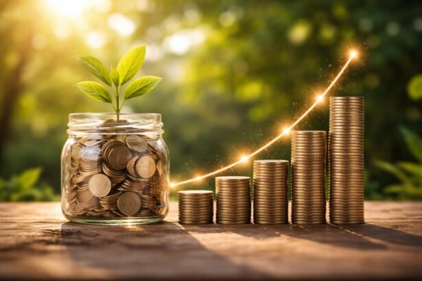 Kamatos kamat és vagyonépítés grafika bükkfánál