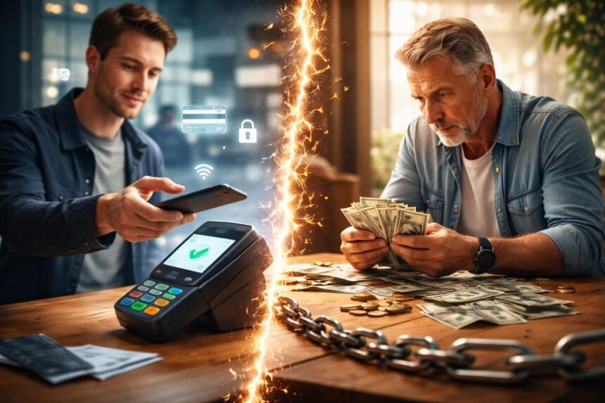 Készpénzmentesség és pénzügyi szabadság ellentéte