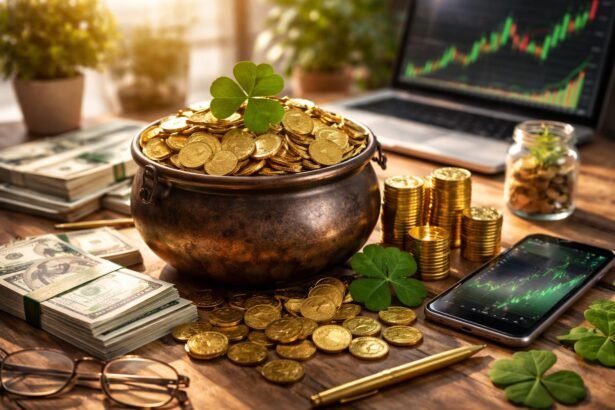 Aranyérmék és dollárpénz befektetési siker szimbólumai