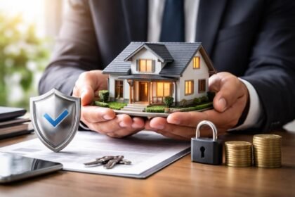 Házmodell védett pénzügyi és biztosítási háttérrel