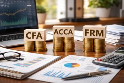 CFA, ACCA és FRM szakmai minősítések pénzügyi háttérben.