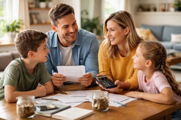 Család pénzügyi nevelése gyerekekkel, költségvetés tervezés.