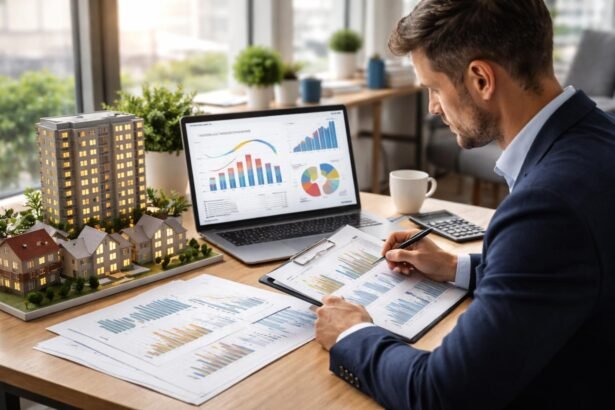 Ingatlanpiaci adatok elemzése grafikonokkal és modellekkel.