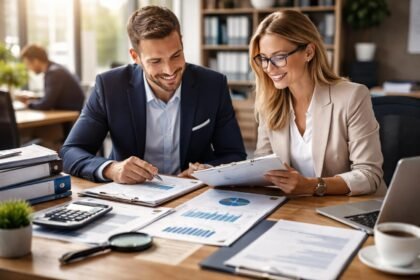 Könyvvizsgálat és kontrolling szakemberek egy üzleti találkozón