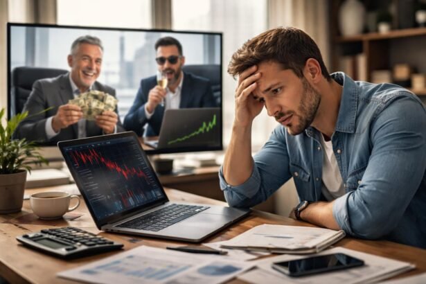 Kisbefektető, aki krízishelyzetben elemzi a tőzsdei adatokat.
