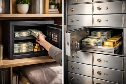 Otthoni trezor és banki tárolás készpénz és arany számára