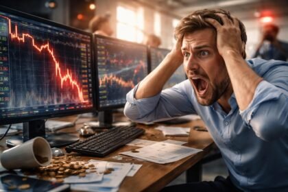 Pánik a tőzsdén: árfolyamok zuhanása és pánikreakciók